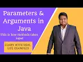 Parameters and Arguments in Java JavaGyan Series Lecture 4 Asterix Solution