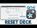 How to Review Deck Again in Anki Reset Deck