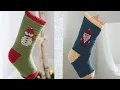 Crochet Cross Stitch Christmas Stocking EASY The Crochet Crowd