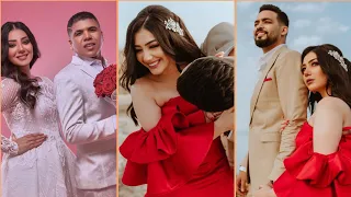 شيماء المغربي انتي قلبي وربنا تحتفل مع خطيبها الحقيقي مطلعش عمر كمال كان لازم اعمل كده علشان الترند دندنها