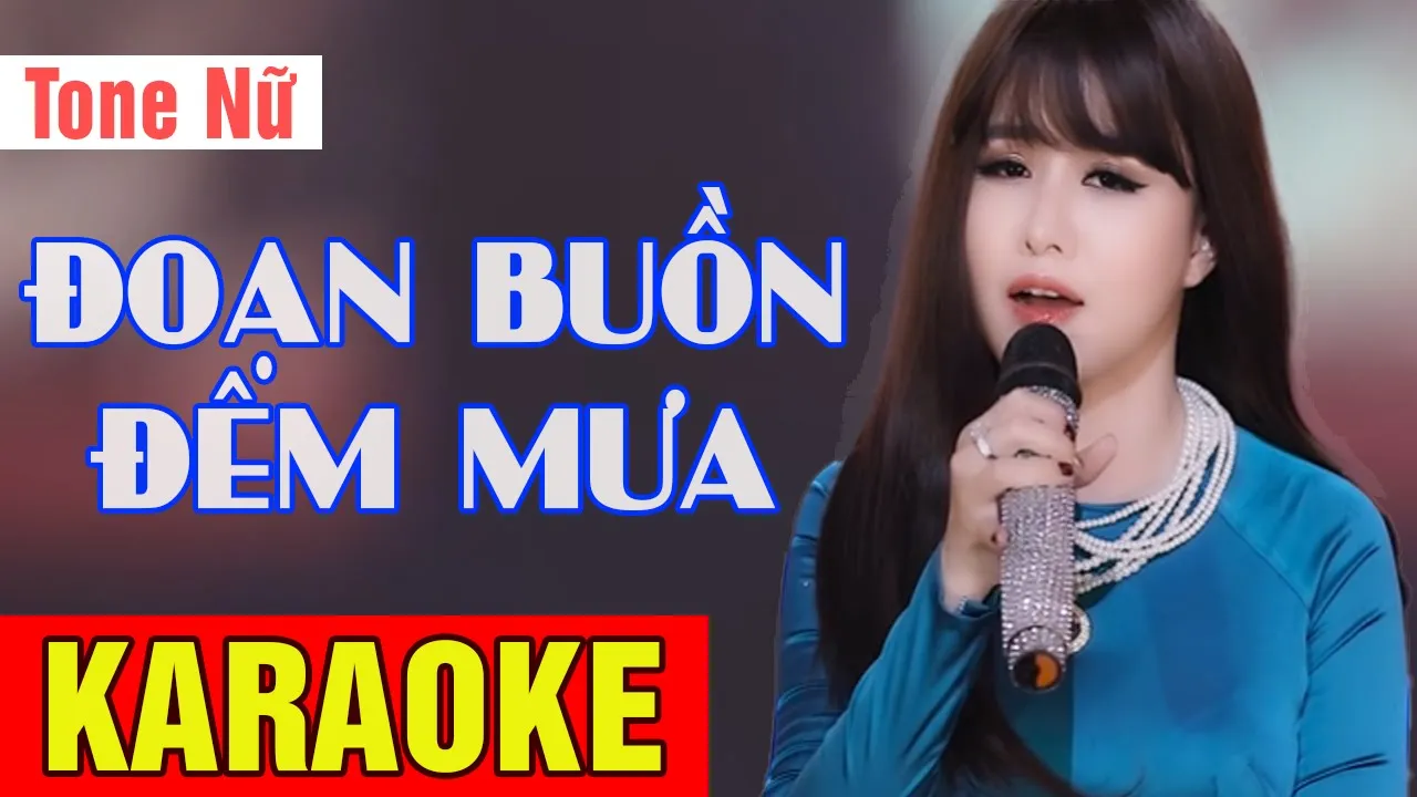 KARAOKE Đoạn Buồn Đêm Mưa Tone Nữ - Beat Chuẩn Ý Linh Cực Hay | Võ Hoàng Karaoke