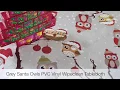 Jolee Tablecloths Christmas Oilcloth Acrylic and PVC Vinyl Wipe Clean Tablecloth 2017