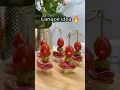 Lagu Rețete ușoare de aperitive cu frigărui de petrecere în 5 minute! Idee perfectă pentru finger food! #aperitiv #gustare #canapeuri