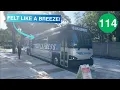 Riding Broward County Transit Bus 114 Amerant Bank Arena to Culmer Station 2021 MCI D4500CT