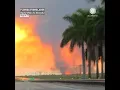 Florida Everglades Turn Into a Wall of Fire