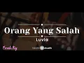 Download Lagu Orang Yang Salah –Luvia (KARAOKE AKUSTIK - FEMALE KEY)
