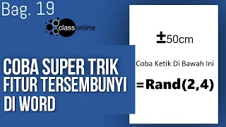 super trik microsoft word membuat tanda kurang lebih dan plan text