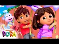 Download Lagu Dora and Diego Fly on Floating Flowers! 🌸 Full Scene | Dora \u0026 Friends