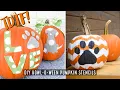 DIY Howl-O-ween Pumpkin Stencils for Halloween
