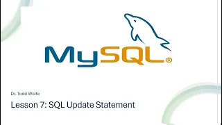 Learn MySQL in 2024 Lesson 7 using the SQL Update statement to change data in a database