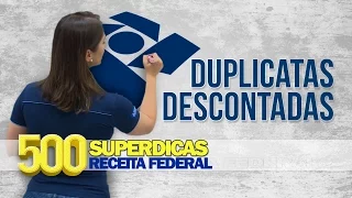 Contabilidade - Duplicatas Descontadas | Dica nº18 | Receita Federal - AlfaCon Concursos Públicos