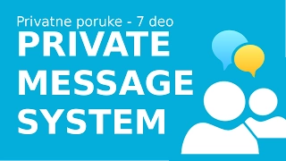 PHP PDO Private message system - 7 deo