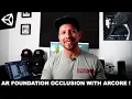 Unity AR Foundation AR Occlusion AR Core Depth API