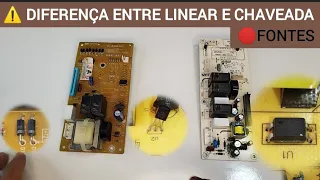 🛑 DIFERENÇA ENTRE FONTE CHAVEADA E FONTE LINEAR, PASSO A PASSO, O QUE É UMA FONTE CHAVEADA?