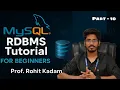 MySQL RDBMS Part - 10 Full Tutorial Learn Database from Scratch Beginner to Advanced Krio