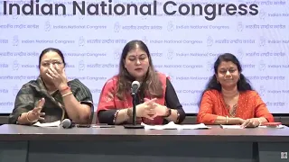 LIVE में कांग्रेस महिला नेताओं ने मोदी सरकार की खोली पोल l National Commission for Women