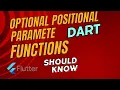 Optional Positional Parameter in Dart with example