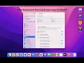 How to Stop Login Apps Background Running Apps in MacBook