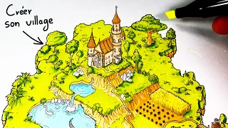 Comment dessiner une Île village en 2D ? (Tutoriel)