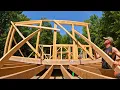 Download Lagu Framing Walls for the Off Grid Cabin in Maine