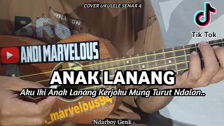 Download ANAK LANANG - NDARBOY GENK || ( Lirik \u0026 Chord ) Cover Ukulele Senar 4 By Andi Marvelous MP3