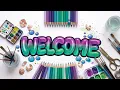 How to Draw EASY AMAZING WELCOME Bubble Letters Step by Step Eshaani Fun Studio
