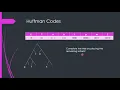 Computer Science - Huffman Encoding and Huffman Tree