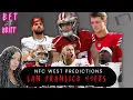 NFC WEST SCHEDULE PREDICTIONS 49ers