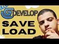 GDevelop - How to Save and Load your game or create checkpoints in Gdevelop5 GDevelop5 Tutorial