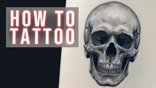 Skull Tattoo Tutorial How to Tattoo