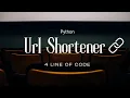 Make URL Shortener using Python projects Data Scientist