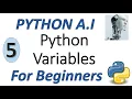 Machine Learning Tutorial Python 5 Python Variables
