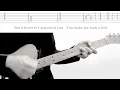 In the city - The Jam Guitar Cover TAB  Paul Weller w/Lyrics