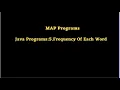 Java Programs 5 Frequency Of Each Word