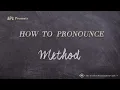 Download Lagu How to Pronounce Method (Real Life Examples!)