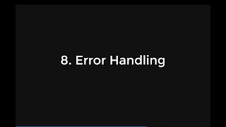8 Python Crash Course Error Handling
