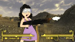 Light machine gun in Fallout New Vegas