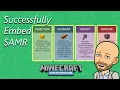 Successfully Embed SAMR - Minecraft Education Edition
