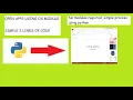 How to open apps using OS Module in python