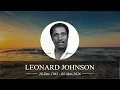 Funeral Livestream Service Burial for Leonard Johnson