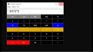 Scientific GUI Calculator In Python With Source Code Source Code Projects