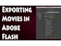 Adobe Flash Tutorial - How to Export Flash Files