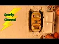 Double Switch Test and Replacement for Bath Fan and Light in a 1960 House