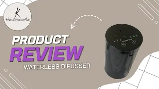 Waterless Essential Oil Diffuser Review - Portable Leak-Free Aromatherapy Easy Setup