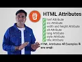 What are HTML Attributes HTML Attributes