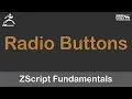 ZScript Fundamentals - Radio Buttons