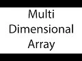 multi dimensional array php bangla tutorial