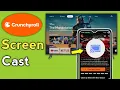 How to Screen Cast Crunchyroll to Tv Mirror Crunchyroll to android tv
