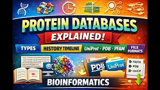 Protein Databases in Bioinformatics - Types Classification Timeline Structure UniProtKB PDB