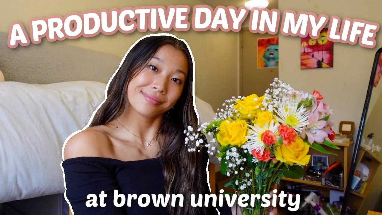 AN EXTREMELY PRODUCTIVE COLLEGE DAY IN MY LIFE AT BROWN UNIVERSITY -classes, friends, chores, & more